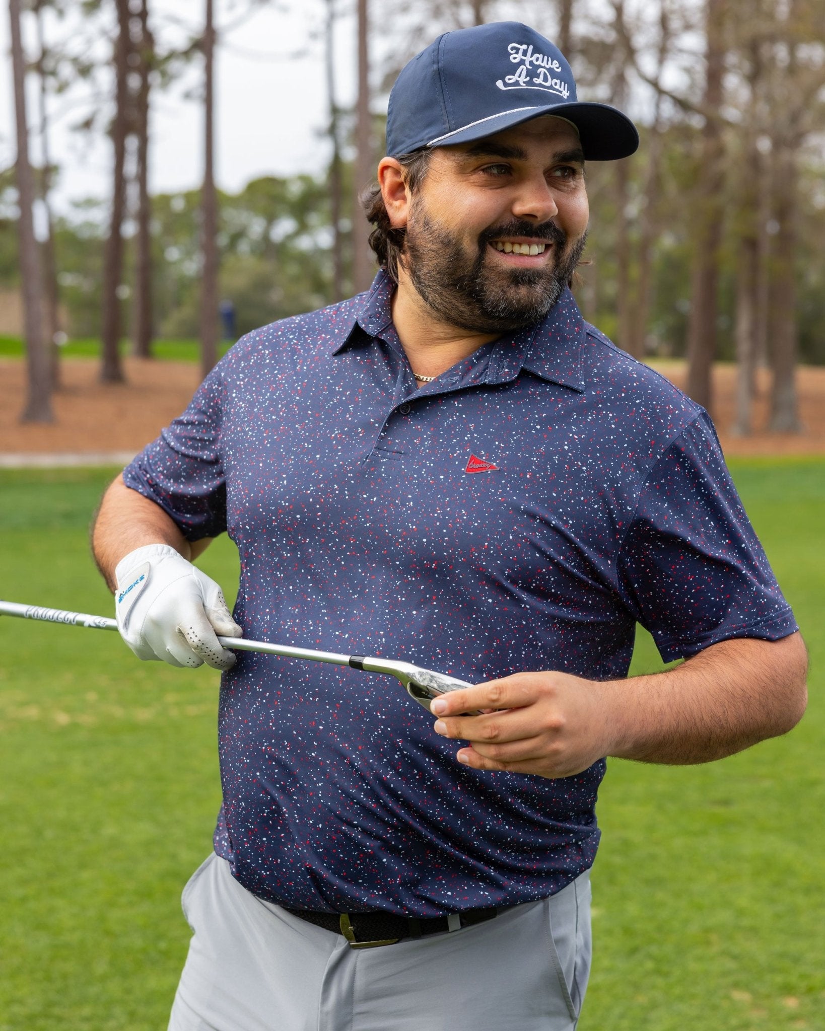 The USA Splatter Navy Polo 7 The USA Splatter Navy Polo