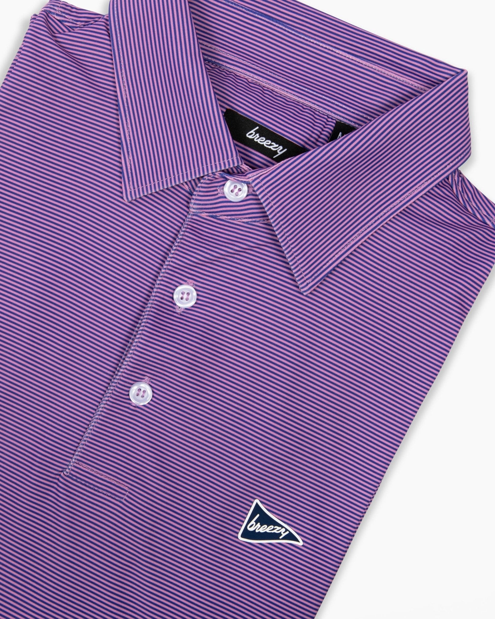 The Violet Stripe Polo