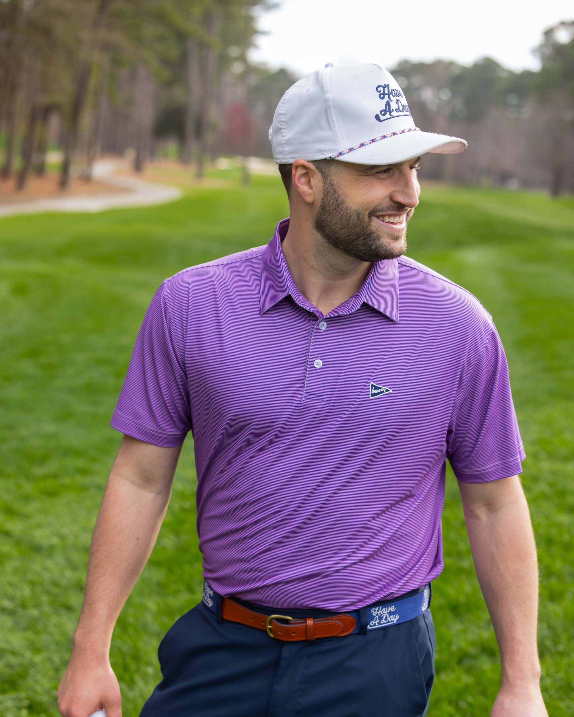 The Violet Stripe Polo 2 The Violet Stripe Polo