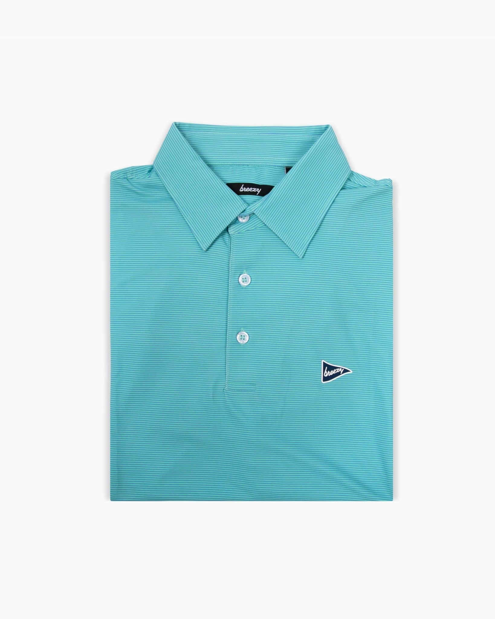 The Blue & Green Stripe Polo 4 The Blue & Green Stripe Polo