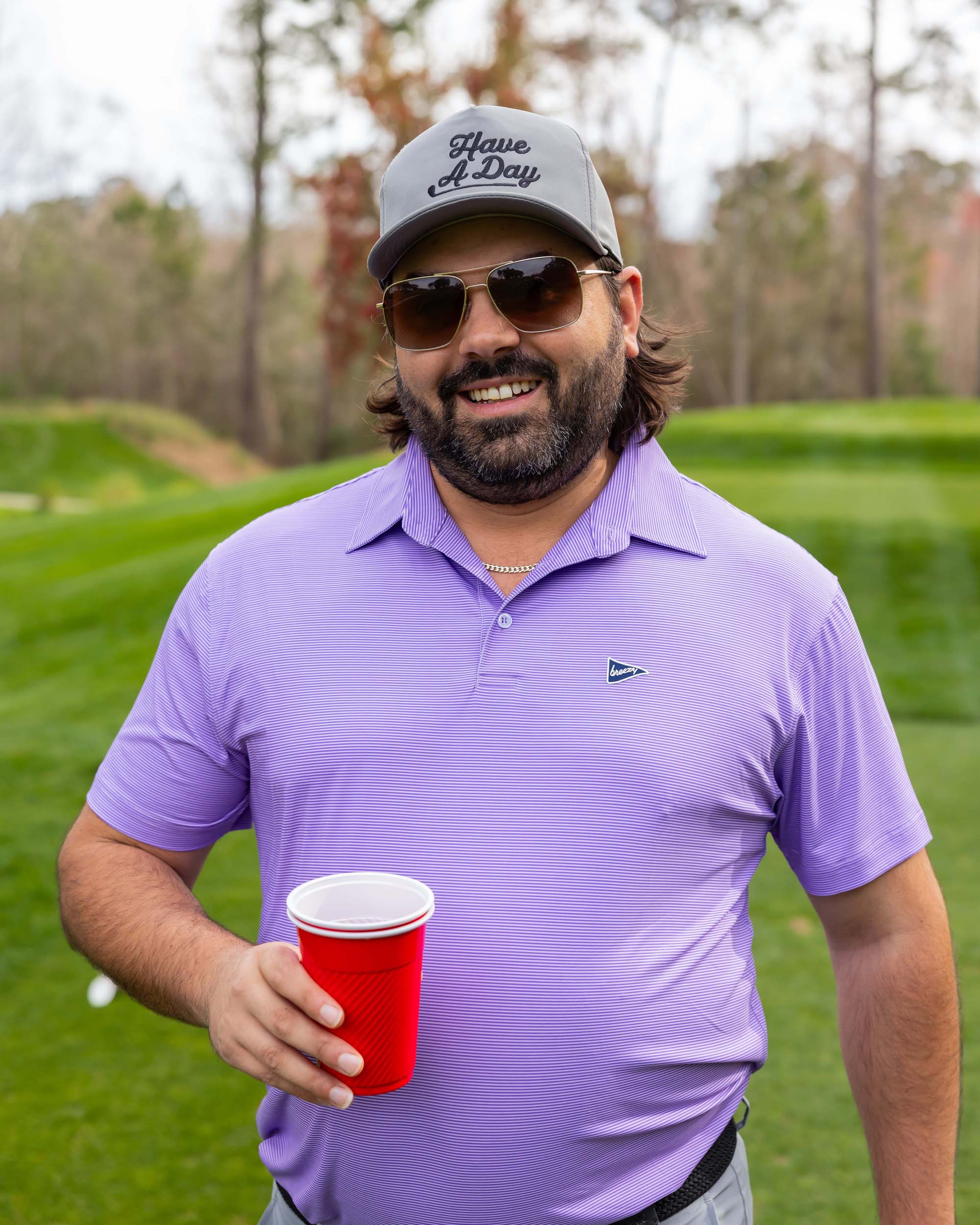 The Purple Stripe Polo 2 The Purple Stripe Polo
