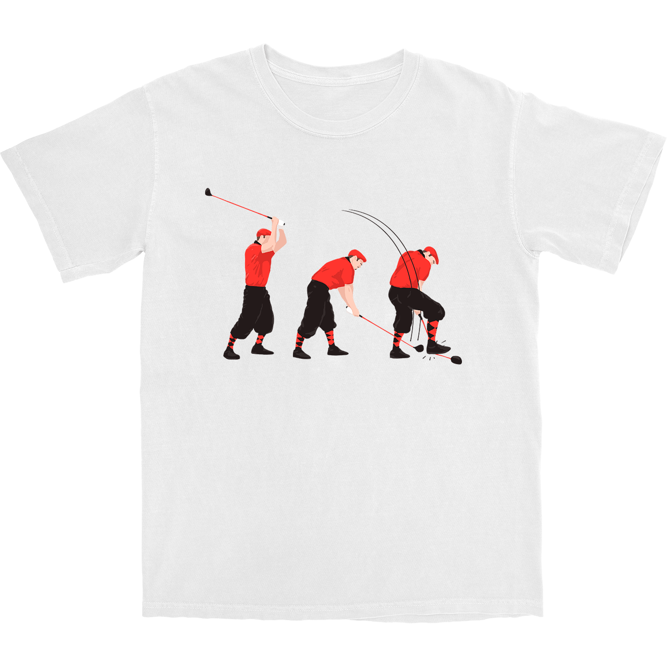 The Golf Drama T Shirt - White