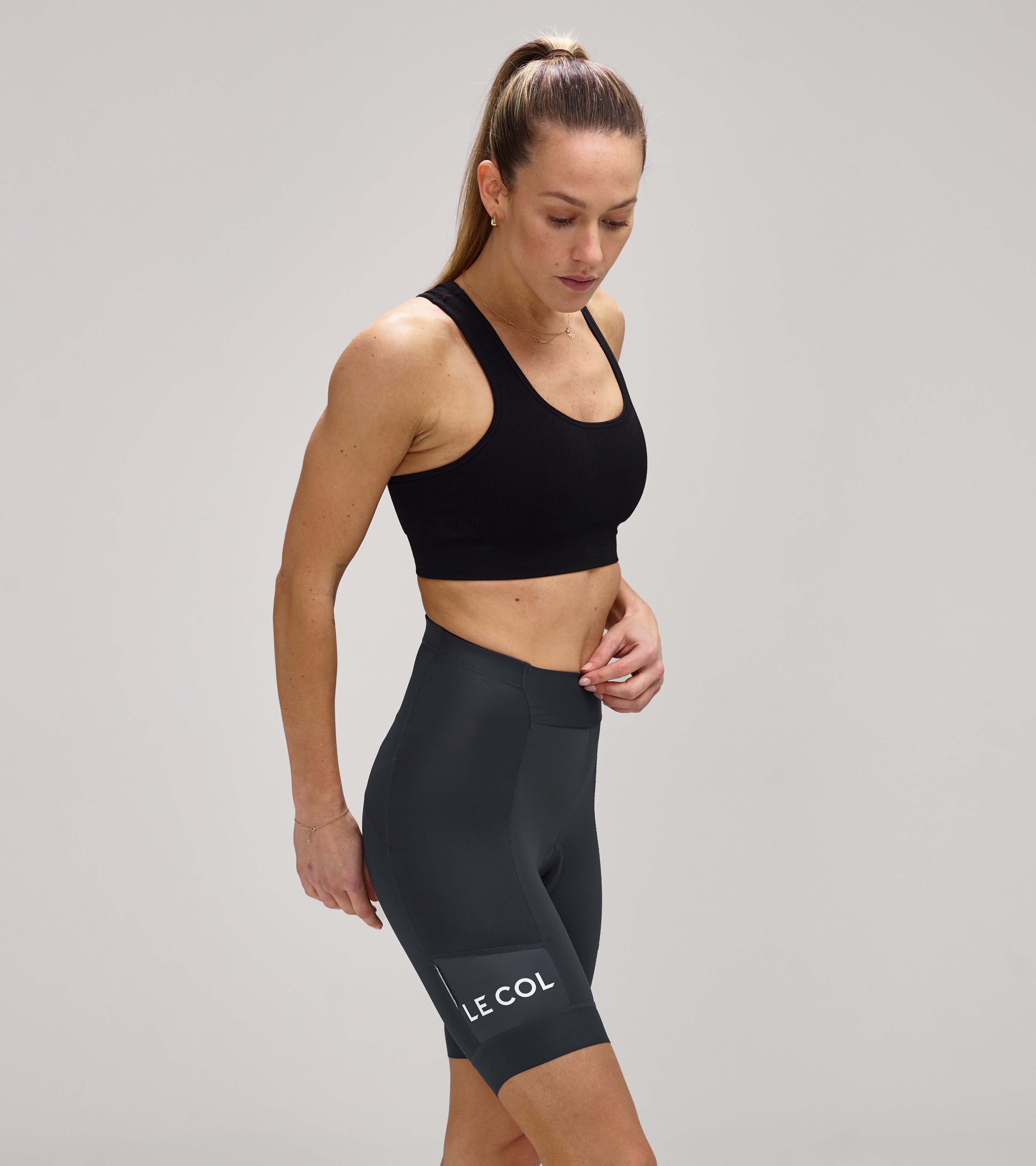 Womens Sport Waist Shorts-Short Length 12 Womens Sport Waist Shorts-Short Length