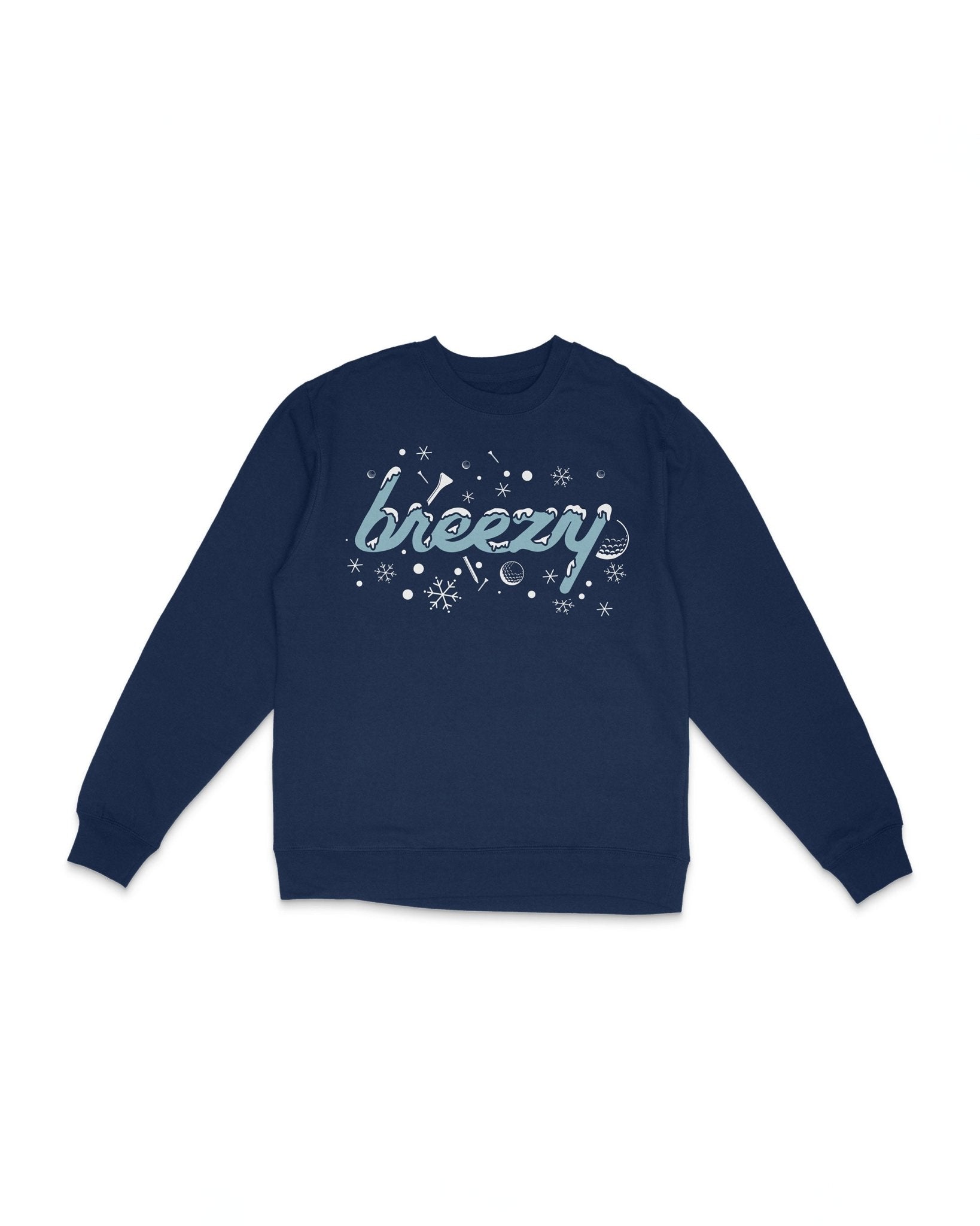 The Iced Breezy Crewneck Navy