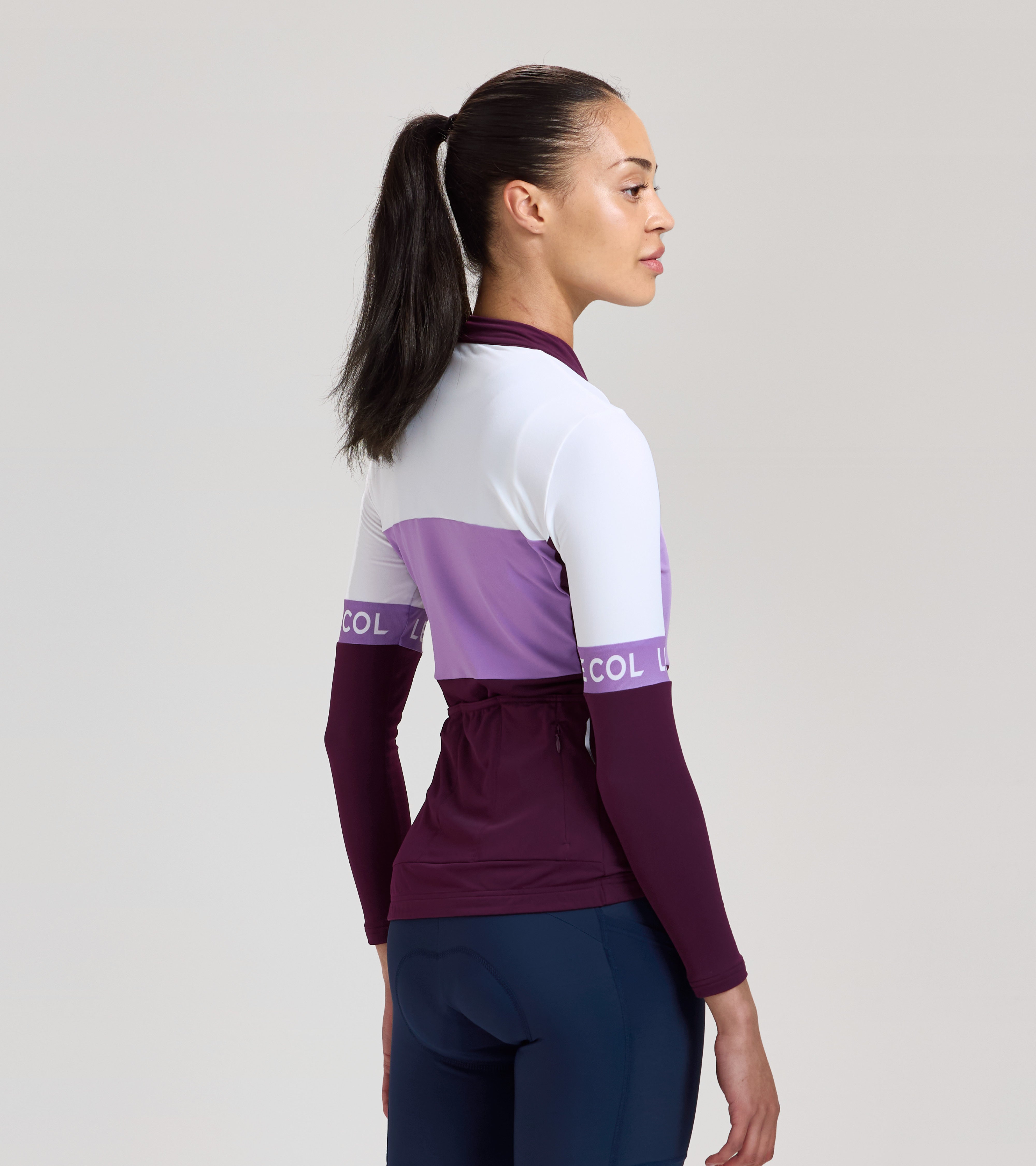 Womens Sport Tricolour Long Sleeve Jersey 4 Womens Sport Tricolour Long Sleeve Jersey