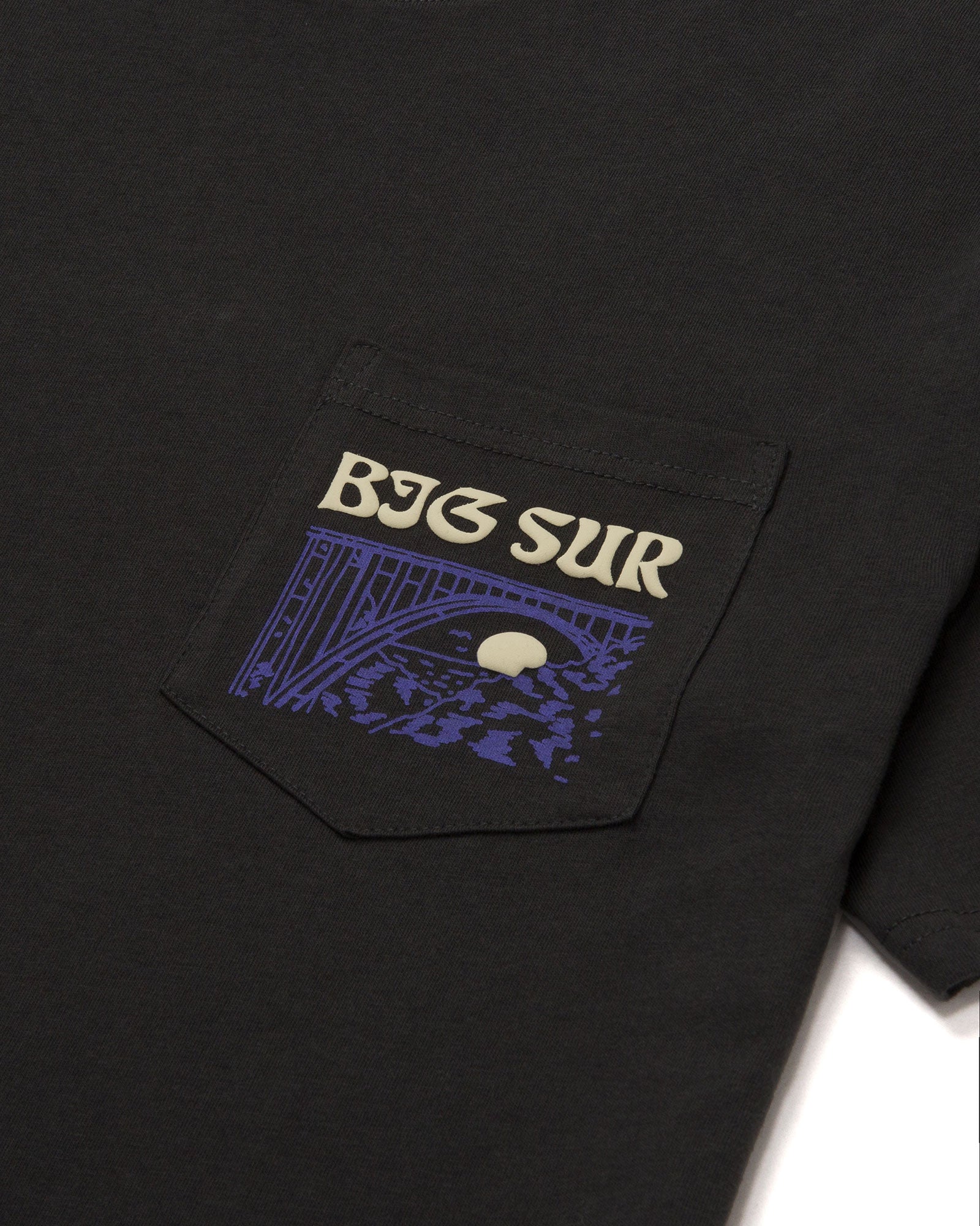 Big Sur Bridges Puff Print Pocket Tee 2 Big Sur Bridges Puff Print Pocket Tee