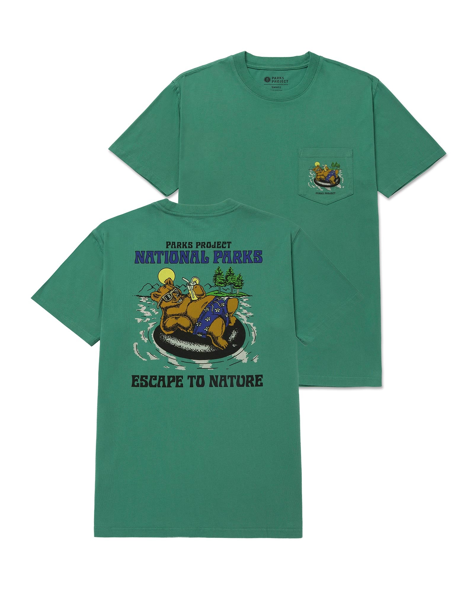 Escape to Nature Bear Float Pocket Tee 2 Escape to Nature Bear Float Pocket Tee