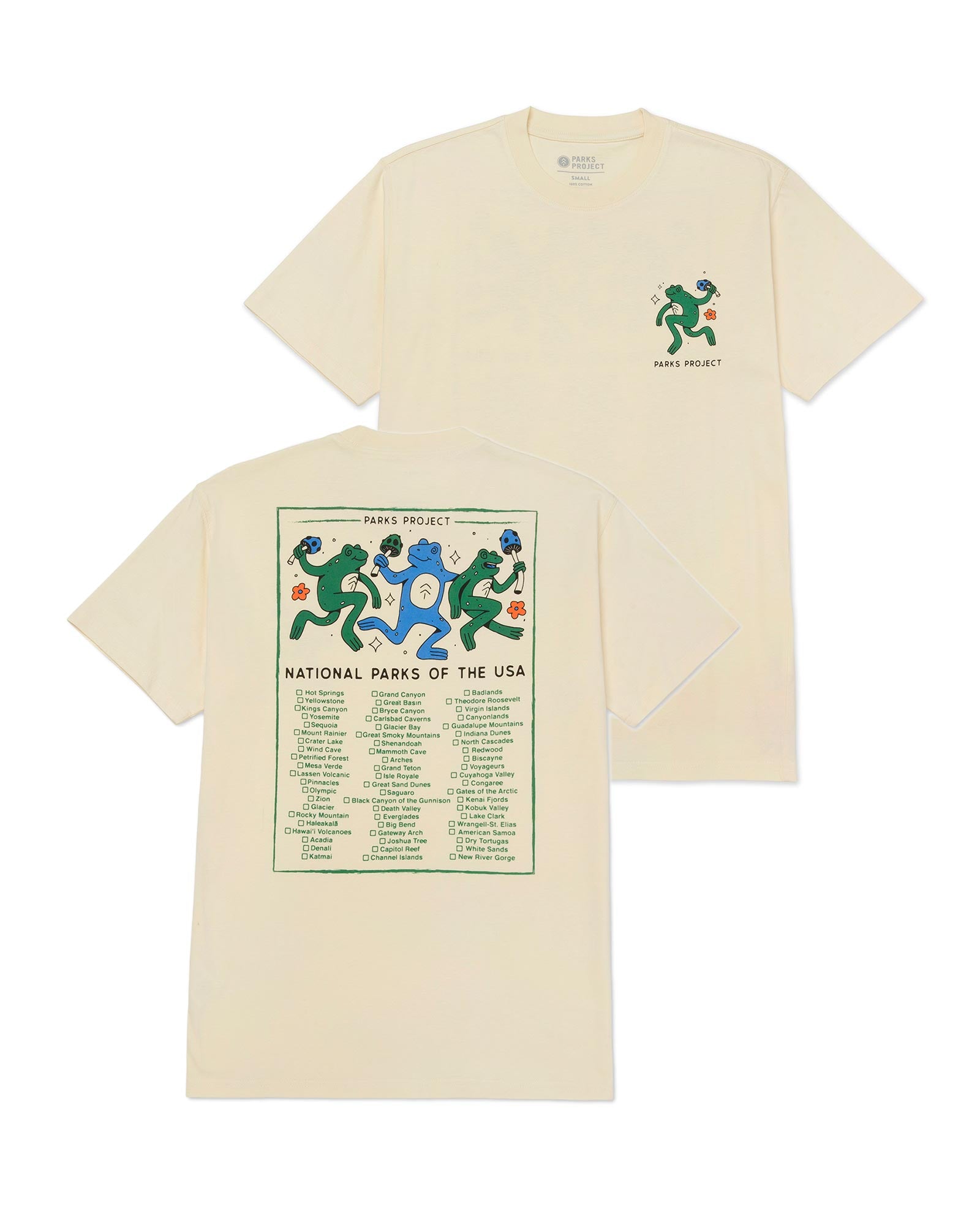 Great Outdoors Dancin' Frogs Checklist Tee