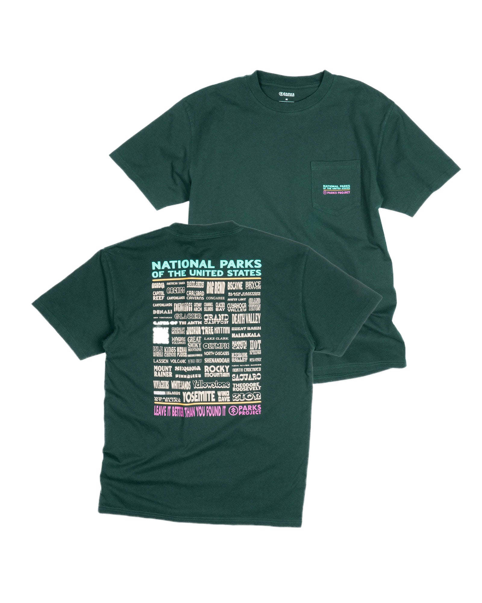 National Parks Lineup Pocket Tee