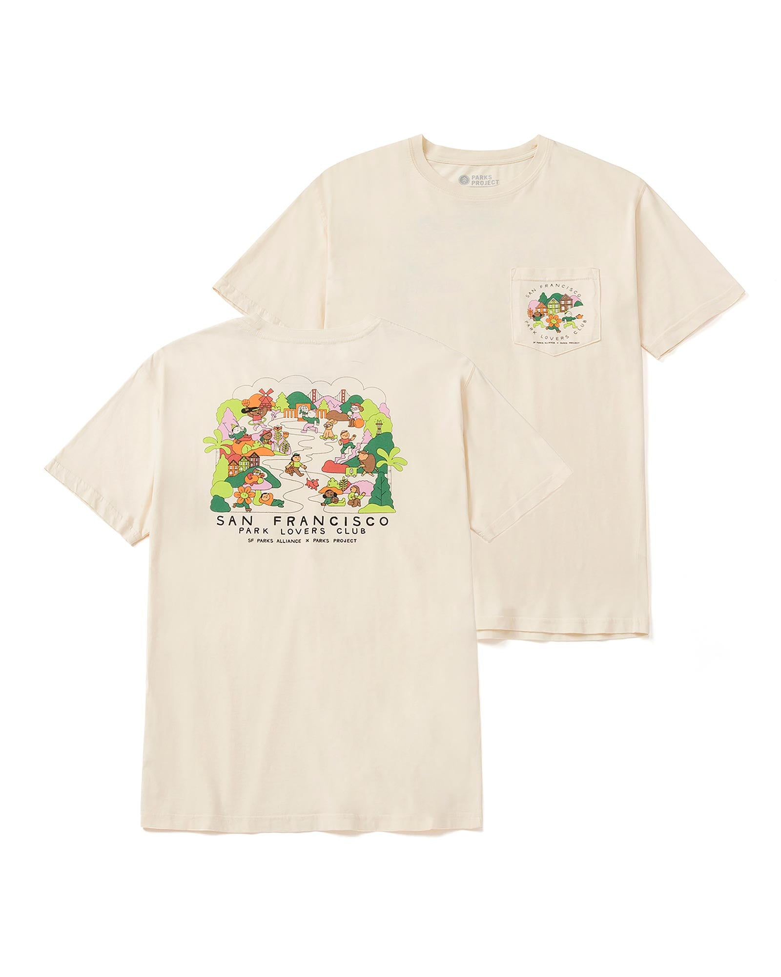 San Francisco Parks Alliance Park Lovers Pocket Tee