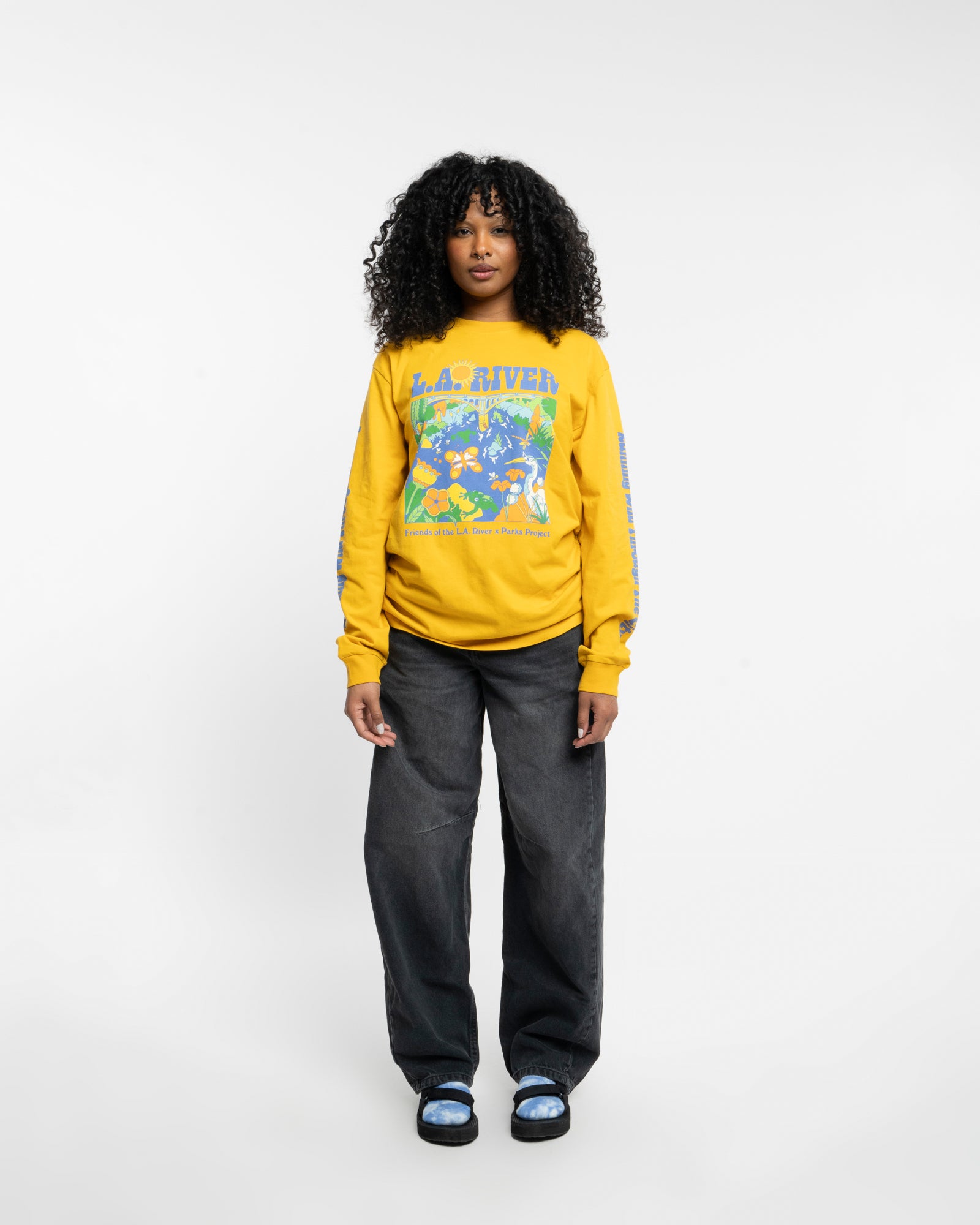 Welcome to LA River Long Sleeve Tee 7 Welcome to LA River Long Sleeve Tee