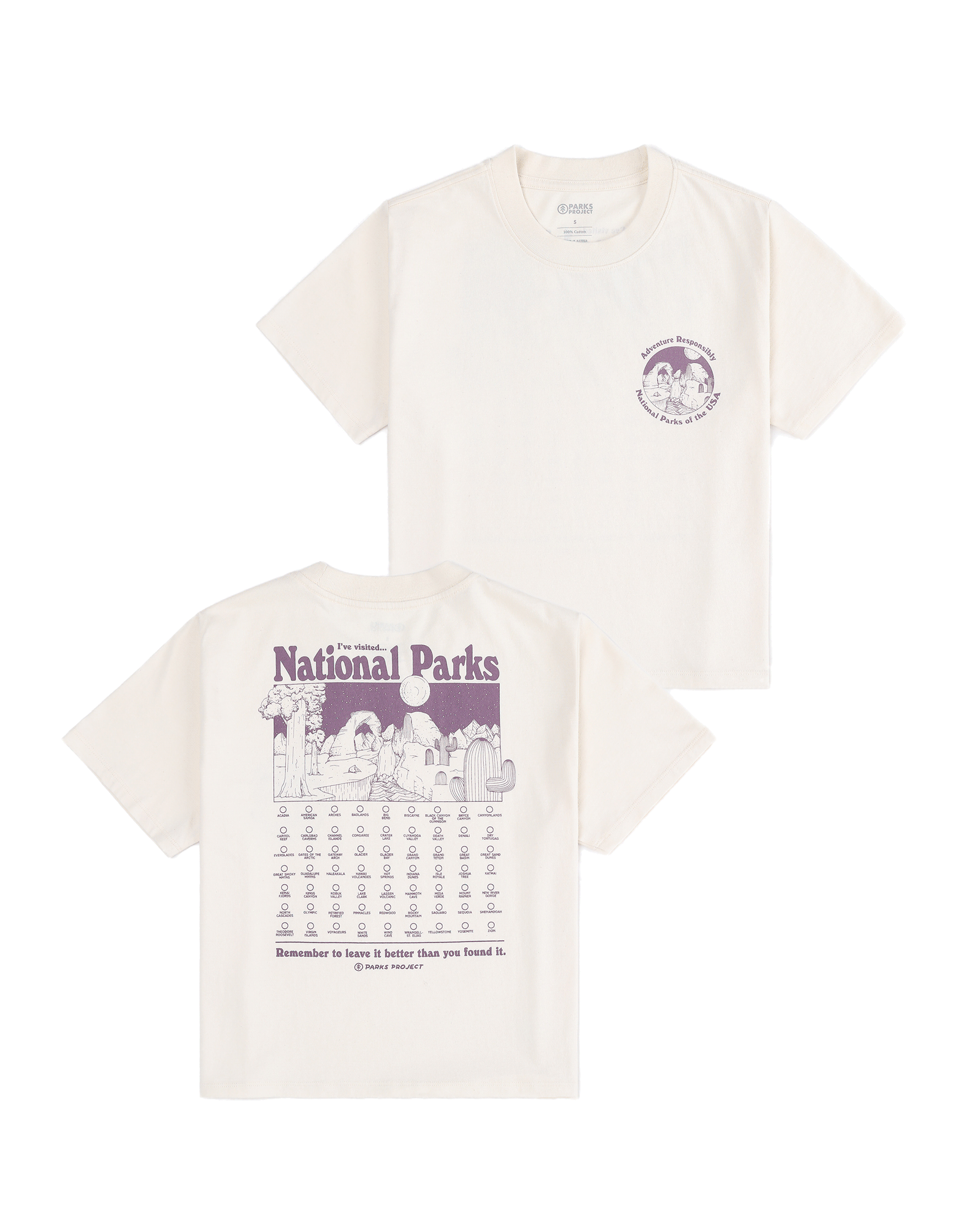 Women's National Parks Fill In Boxy Tee