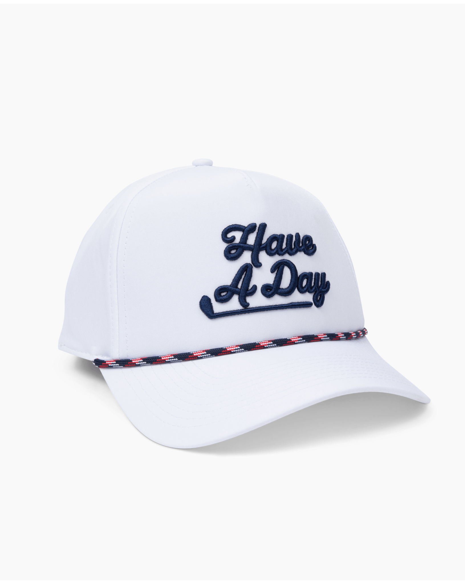 Have a Day Black & Red Rope Hat